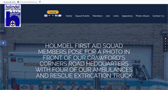 Desktop Screenshot of holmdelfirstaid.org